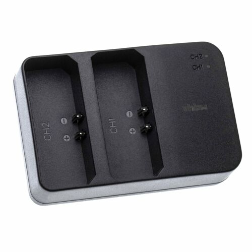 vhbw Chargeur USB de batterie double compatible avec Godox Speedlight V850, V860 batterie flash d'appareil, flash de studio