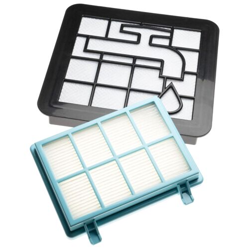 vhbw Lot de filtres compatible avec Philips PowerPro Compact FC9330/09, FC9331/07, FC9331/09 aspirateur - 3x filtres