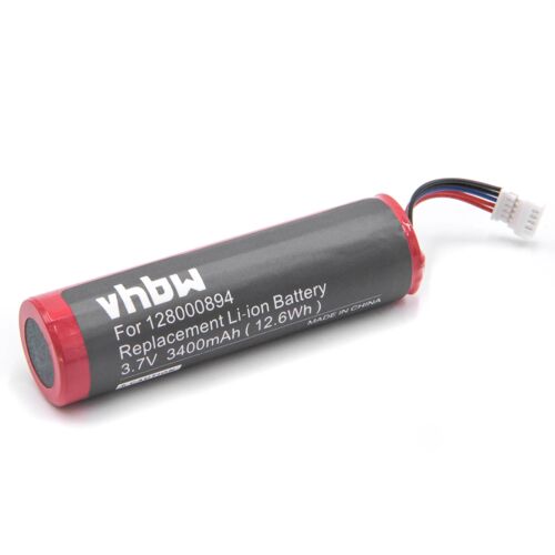 vhbw Batterie remplacement pour 128000894, RBP-GM40 pour scanner de code-barre POS (3400mAh, 3,7V, Li-ion)