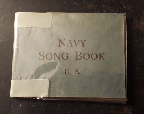 Navy Song Book U.S.