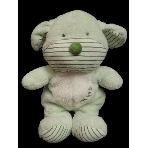 Doudou Peluche Lapin Bunny Lièvre Rabbit Chien Hund Dog Ours Vert  Rayé Kimbaloo Bébé Kmb La Halle Aux Vetements