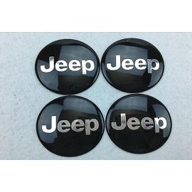 Autocollant De Moyeu Modifié, Autocollant De Couvercle Central De Moyeu, Couvercle De Moyeu De 65 Mm - Jeep (Pack De Quatre)