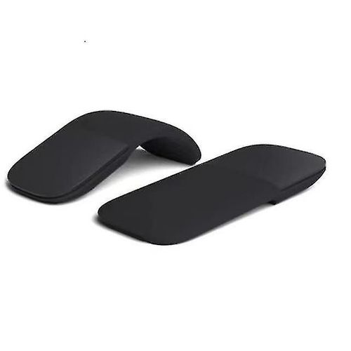 2024 Microsoft - 4.0 Arc Mouse - Souris Bluetooth pour PC, ordinateurs portables compatibles Windows, Mac, Chrome Os (mince, léger, transportable, tactile) - Noir - ya