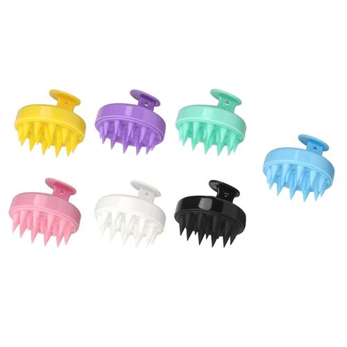 Silicone Shampooing Brosse Tête Cuir Chevelu Peigne De Massage Peigne De Lavage De Cheveux Corps Brosse De Massage Bain Douche Bru