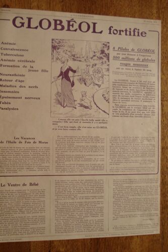Page Publicitaire " Globeol Fortifie"