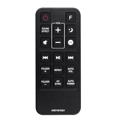 Remplacer Akb74815321 Télécommande pour Lg Soundbar Sh5b Sj5y Spj5b-w Sj4y Spj4b-w