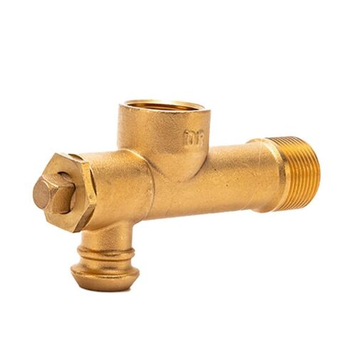 DN20 Robinets de vidange en laiton Robinetterie de vidange automatique à filetage mâle Vannes industrielles Filetage mâle à deux voies