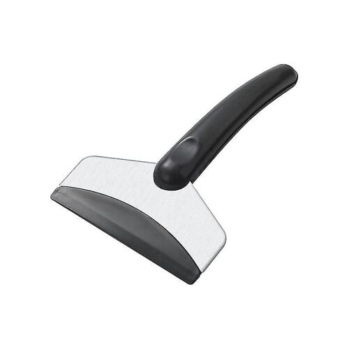 Car Windshield Snow Shovel, Emergency Stainless Steel Car Windshield Ice Scraper Snow Shovel Windshield Ice Removal Tool(2pcs, Black)