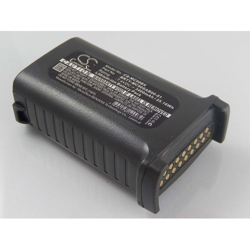 vhbw Batterie compatible avec Symbol MC9090, MC9090-G, MC9090-K, MC9090-S, MC9097 ordinateur handheld (3400mAh, 7,4V, Li-ion)