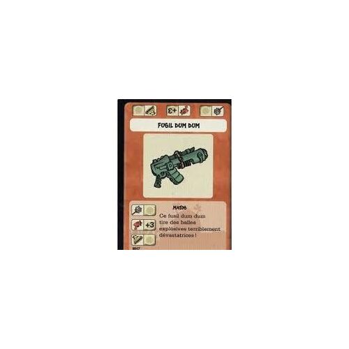 Kid Paddle : Blocks Attacks - Cartes A Collectionner & A Jouer - Cartes Blocks : M 47 Fusil Dum Dum