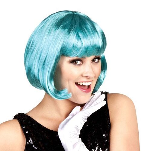 Perruque Cabaret Turquoise