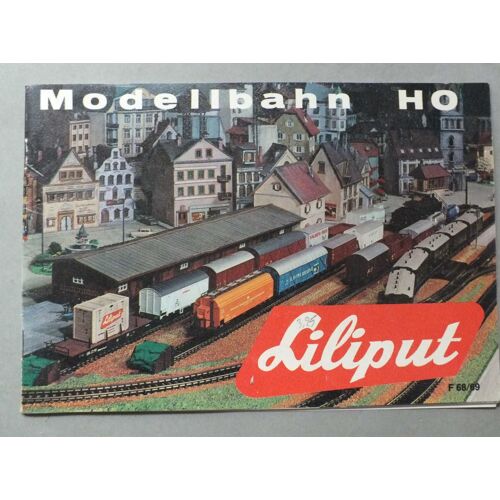 Catalogue Liliput Ho  1968 - Modellbahn F 68/69