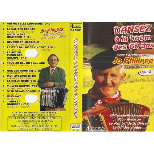 Dansez À La Boom Des 60 Ans - Avec L'orchestre De Jo Philippe Et Ses Chateurs - Vol.2 -