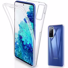 Coque Samsung S20 Fe/Fe 5g Housse, Samsung S20 Fe/Fe 5g Coque Transparent Silicone Tpu Case Intégral 360 Degres Full Body Protection Coque Etui Samsung Galaxy S20 Fe/Fe 5g