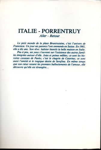 Italie-Porrentruy