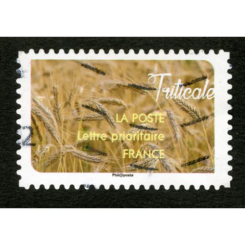 Timbre Oblitéré Triticale, La Poste, Lettre Prioritaire, France