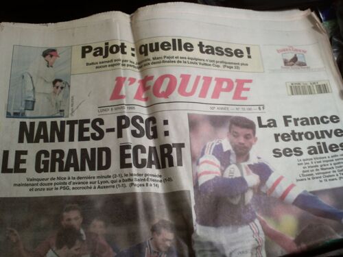L'equipe "Nantes-Psg: Le Grand Écart" 15190