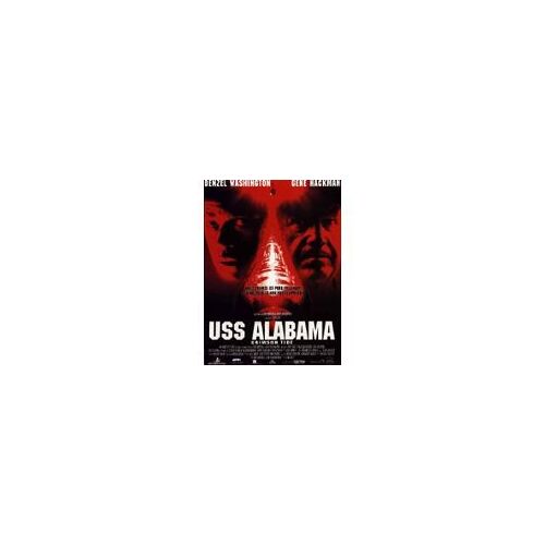 Uss U S S Alabama - Crimson Tide - Gene Hackman - Denzel Washington - Tony Scott - Affiche De Cinéma Pliée 120x160 Cm