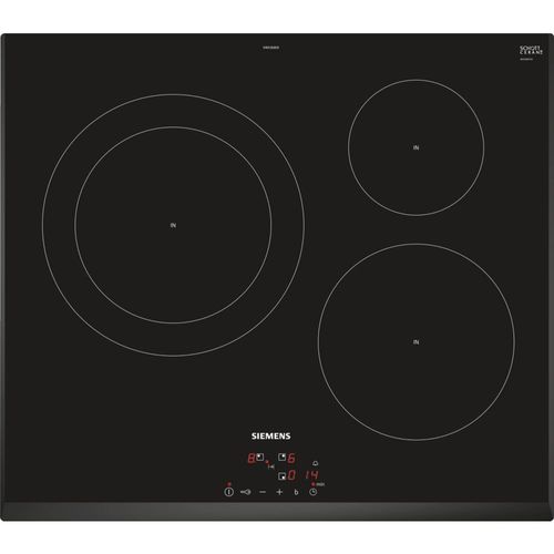 Siemens iQ100 EH651BJB1E Table de cuisson à induction Noir - 3 foyers