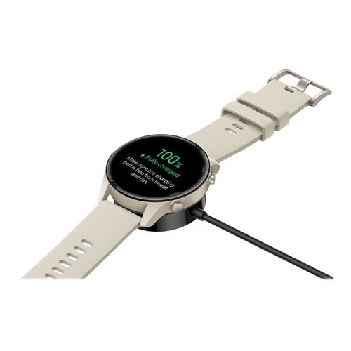 Xiaomi Mi Watch - Beige - montre intelligente avec bracelet - TPU - beige - taille du poignet : 130-220 mm - affichage 1.39" - Bluetooth - 32 g