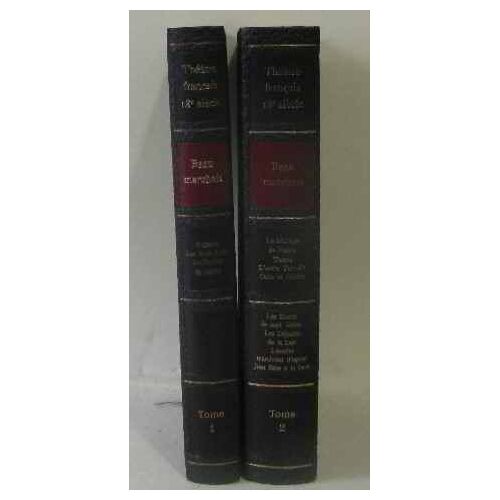 Théâtre Complet 18e Siecle Tomes 1 Et 2