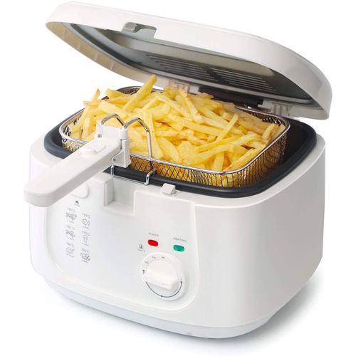 Aigostar Indra Friteuse blanche 1800W 2,5L