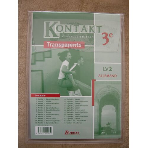 Kontakt Allemand 3e Lv2 - Transparents
