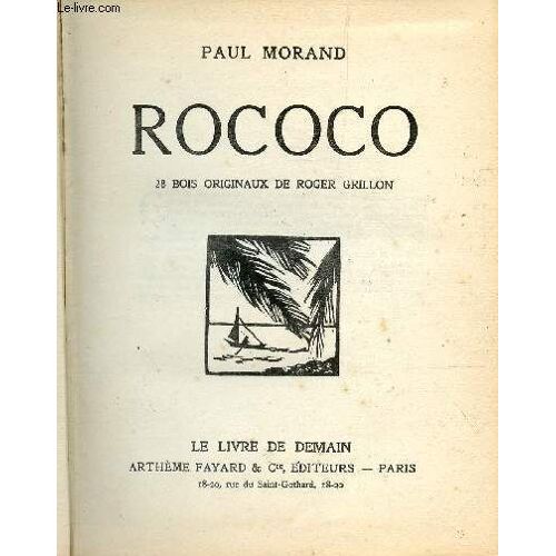 Rococo + La Maison Thuringer + Marguerite De La Nuit / Collection Le Livre De Demain.