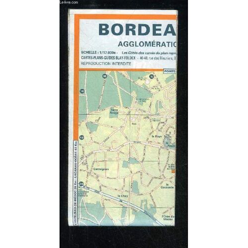 Bordeaux Agglomeration - Carte Blay Foldex