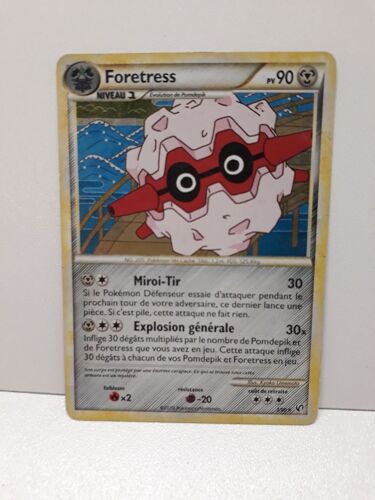 Foretress 3/90 Holo Set Heartgold Soulsilver Indomptable Fr