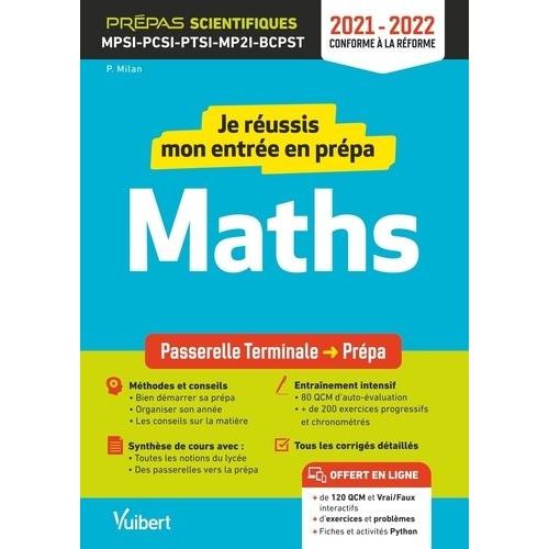 Je Réussis Mon Entrée En Prépa Maths - Mpsi-Pcsi-Ptsi-Mp2i-Tsi-Bcpst
