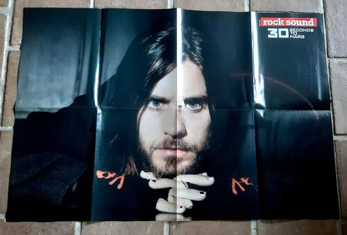 Poster Affiche Magazine Revue Rock Sound Jared Leto 80x56cm 30 Seconds To Mars