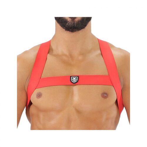 Harnais Harnais Élastique Fetish X Rouge Tof Paris