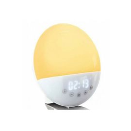 Lenco CRW-110WH Radio-réveil avec lumière de réveil