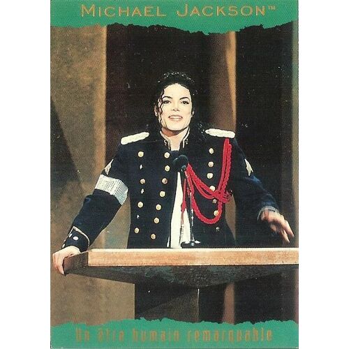 Michael Jackson Trading Cards Panini 1996 France - N°61