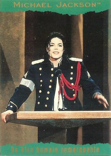 Michael Jackson Trading Cards Panini 1996 France - N°61