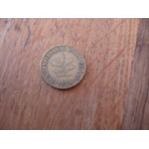 Lot De 5 Pièces De 2 Pfennigs Allemagne 1960 1960 1971 1974 1975.
