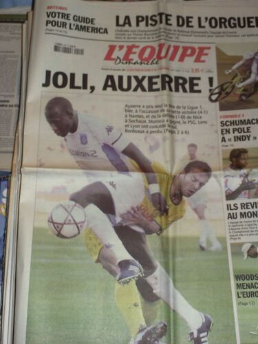 L'équipe 29/09/2002 "Joli Auxerre" 17636
