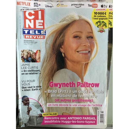 Cinetelerevue Belge 32 2025 Jamie Lee Curtis Gwyneth Paltrow Antonio Fargas Lindsay Lohan Victoria Silvstedt Sydney Sweeney Luc Langevin Dolly Parton Gerard Jugnot