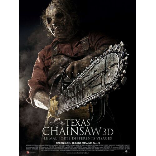 Texas Chainsaw 3 D - Véritable Affiche De Cinéma Pliée - Format 120x160 Cm - De John Luessenhop Avec Alexandra Daddario, Dan Yeager, Scott Eastwood, Tania Raymonde, Thom Barry, Shaun Sipos - 2013