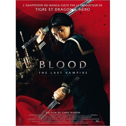 Blood: The Last Vampire - Véritable Affiche De Cinéma Pliée - Format 40x60 Cm - De Chris Nahon Avec Gianna Jun, Allison Miller,  Liam Cunningham, Jj Feild, Koyuki, Yasuaki Kurata - 2009