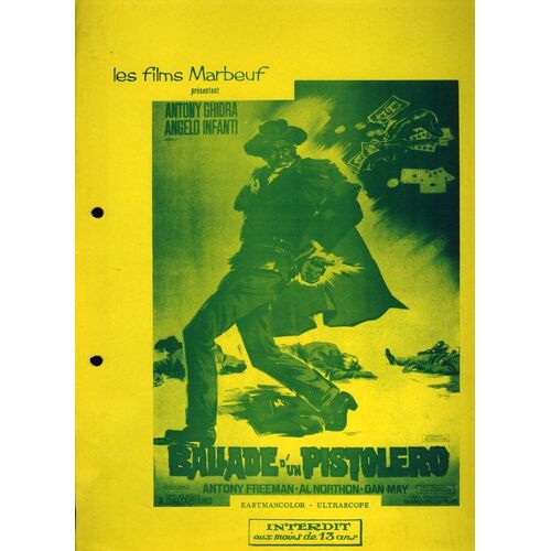 Ballade D'un Pistolero, Synopsis, A. Oaltabiano, Antony Ghidra, Angelo Infanti, Antony Freeman