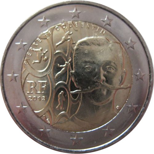 2 Euro France 2013: Pierre De Coubertin