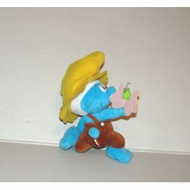 Doudou Peluche Schtroumpf Salopette Et Papillon Giocattoli Sicuri