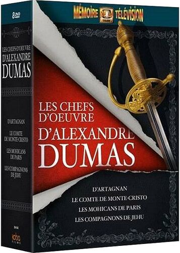 Les Chefs D'oeuvre D'alexandre Dumas - D'artagnan + Le Comte De Monte-Cristo + Les Mohicans De Paris + Les Compagnons De Jehu - Pack