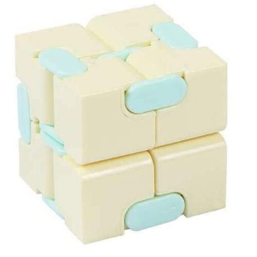 Cube À Rabat De Poche, Petit Et Léger, Décompression Sans Bpa, Non Toxique, Pas De Bruit, Outil De Concentration Durable