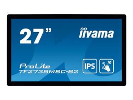 iiyama ProLite TF2738MSC-B2 - Écran LED - 27" - cadre ouvert - écran tactile - 1920 x 1080 Full HD (1080p) @ 60 Hz - A-MVA+ - 300 cd/m² - 3000:1 - 5 ms - HDMI, DVI, DisplayPort - haut-parleurs -...