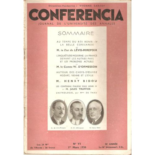 Conferencia  6 -Mozart, Vienne Et L'italie- Etc
