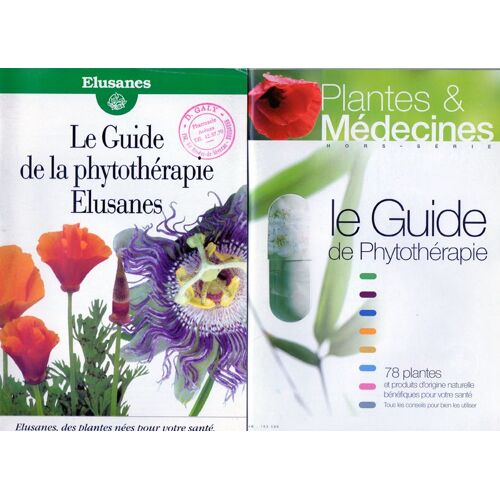 Lot De 2 Guides De Phytothérapie