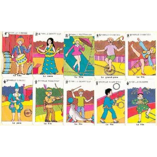 Jeu Des 7 Familles : Le Cirque